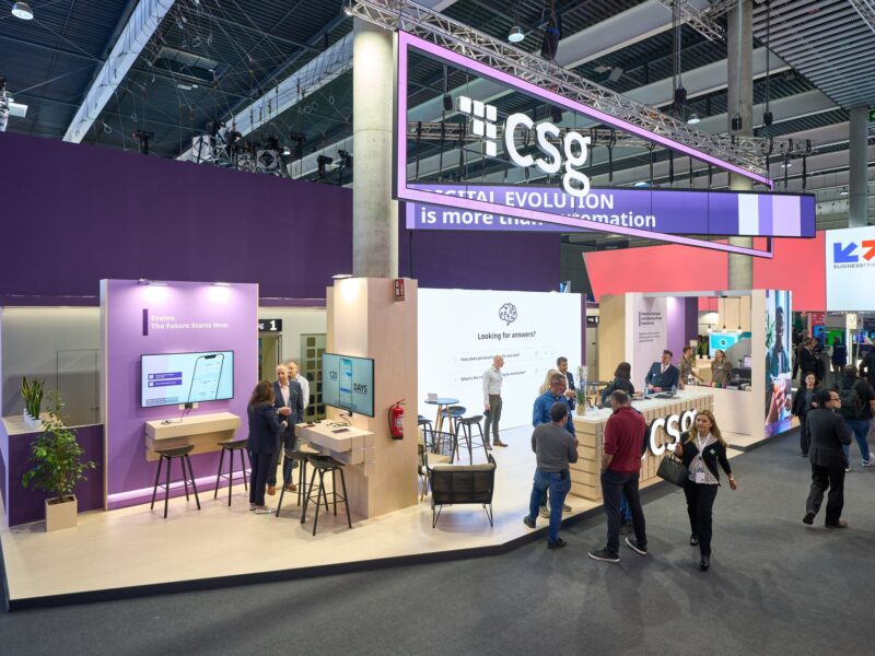 Stand de feria de CSG en MWC 2024