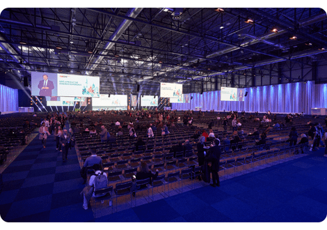 Foto de un congreso para visualizar la imagen del desarrollo de negocio generado gracias a Servis como organizador de congresos