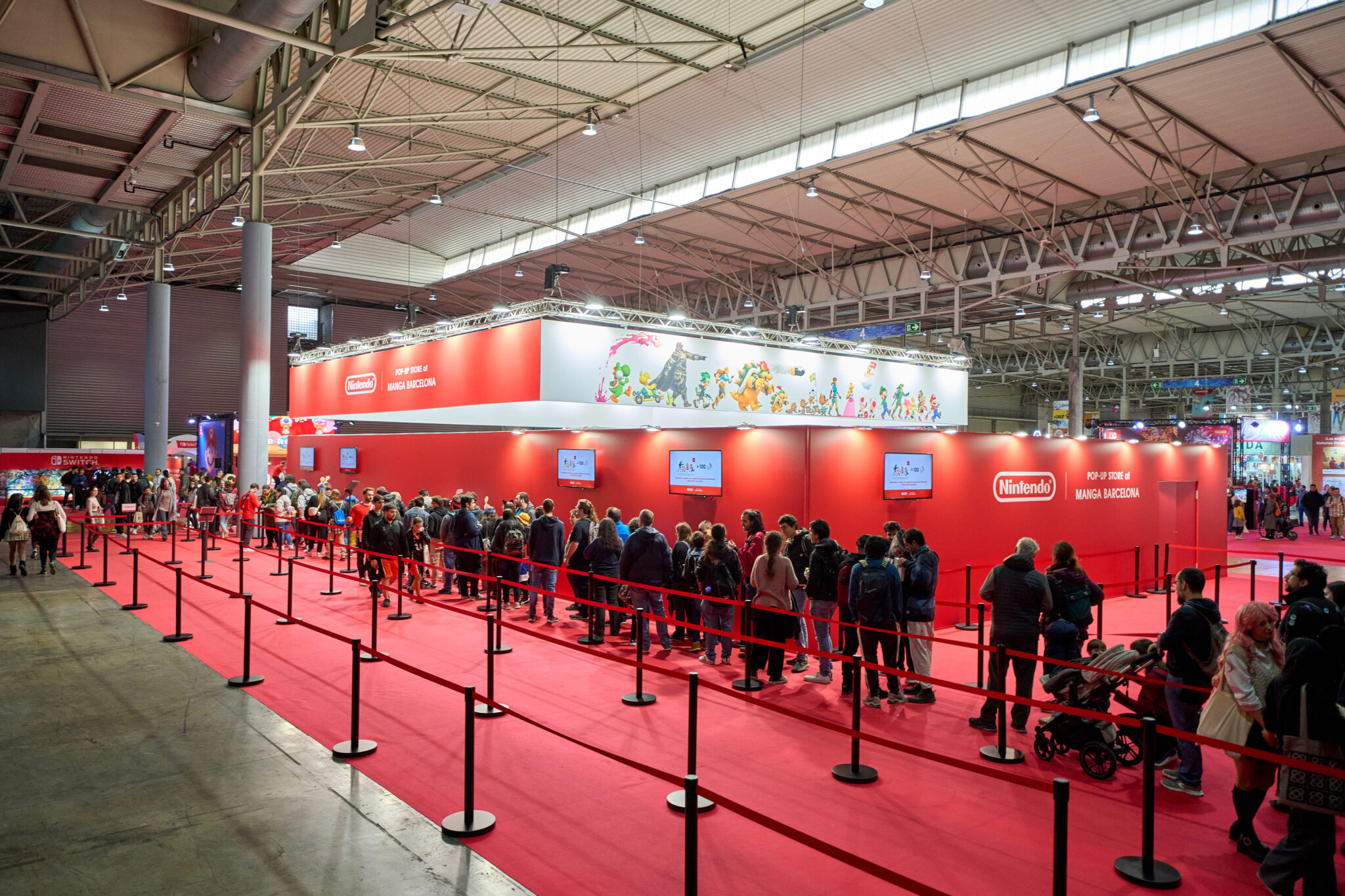 Stand de Nintendo en Salón de Manga Barcelona