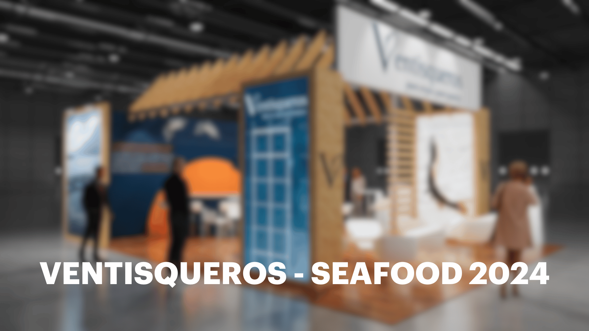 RENDER 3D STAND DE FERIA VENTISQUEROS SEAFOOD