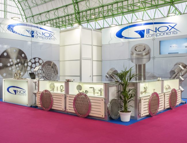 Stand de feria modular de Ginox en Enomaq 2024