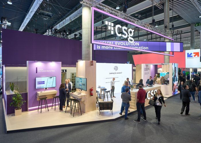 Stand de feria de CSG en MWC 2024